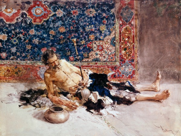 Marià Fortuny, The Opium Smoker, 1869
