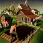 Grant Wood, Spring in Town, 1941