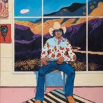T. C. Cannon, Self-Portrait in the Studio, 1975