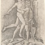 Giovanni Antonio da Brescia, Hercules and Antaeus, circa 1490–1500