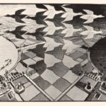 M.C. Escher, Day and Night