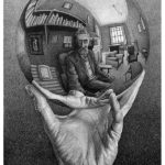 M.C. Escher, Hand with Reflecting Sphere