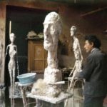 Alberto Giacometti in his Studio, circa 1960