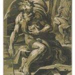Ugo da Carpi, after Parmigianino, Diogenes, circa 1527–30