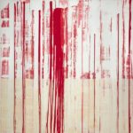 Jacqueline Humphries, Red and White Abstraction, Untitled #3, 1995