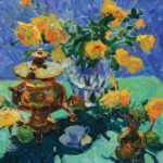 Walt Gonske, Samovar with Roses, 2012