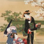 Utagawa Toyokuni, Gathering Herbs at Mimeguri, circa 1816
