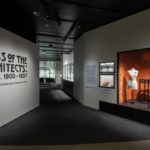 Installation view of “Glass of the Architects: Vienna, 1900–1937”