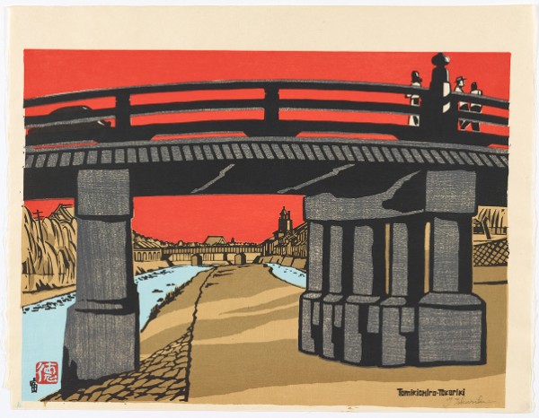 Tokuriki Tomikichiro, Sanjo Bridge, 1954