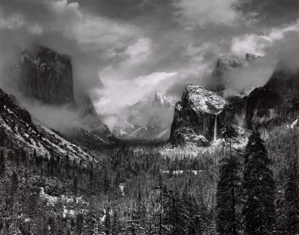 Ansel Adams, Clearing Winter Storm, Yosemite National Park, about 1937