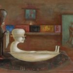 Leonora Carrington, El baño de Rabbi Loew, 1969