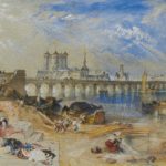 Joseph Mallord William Turner, Saumur from the Île d’Offart, with the Pont Cessart and the Château in the Distance, circa 1830