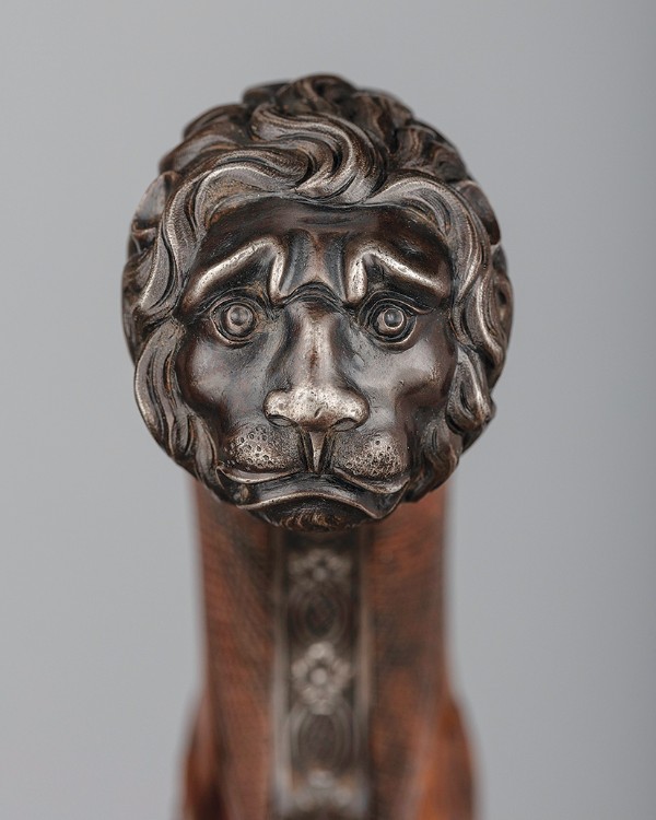 Detail of a Pair of Flintlock Pistols