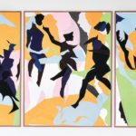 Oliver Lee Jackson, Triptych, 2015
