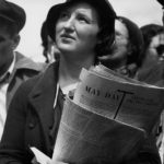 Dorothea Lange, May Day Listener, San Francisco, 1934