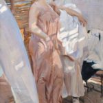 Joaquín Sorolla, After the Bath, the Pink Robe, 1916