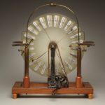 Wimshurst Influence Machine, made Germany, retailed Philadelphia, circa 1890