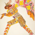Natalia Goncharova, Costume Design for One of the Three Kings in 'La Liturgie', 1915