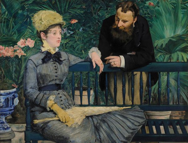 Édouard Manet, In the Conservatory, about 1877–79
