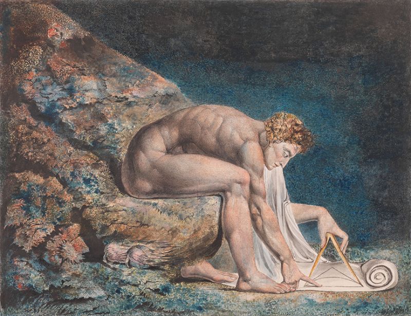 William Blake, Newton, 1795-c. 1805,