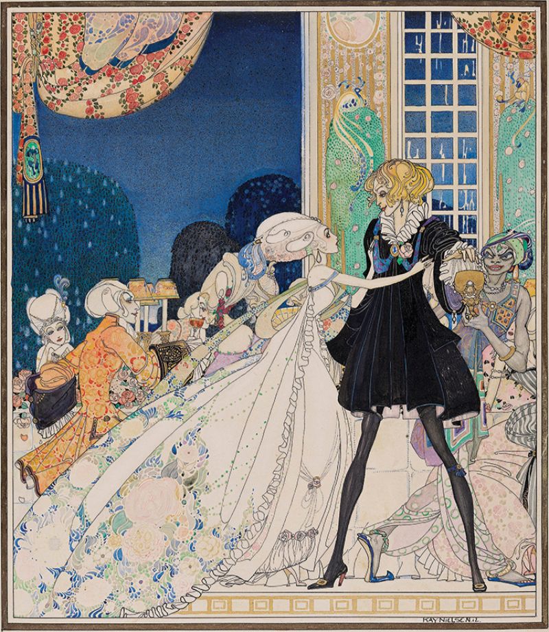 Kay Nielsen, In Powder and Crinoline, 1912