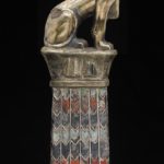 Pendant with ram-headed sphinx, 743-712 B.C.