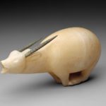 Vessel in the shape of a bound onyx, early 7th century B.C.