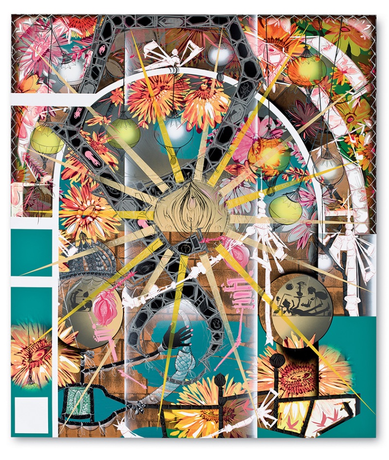 Lari Pittman, Untitled #5, 2010