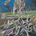 Wolfgang Paalen, Paysage Totemique (Totemic Landscape), 1937