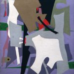 Esphyr Slobodkina, Composition in Violets, circa 1940s