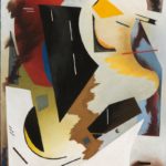 Alice Trumbull Mason, Colorstructive Abstraction (white, black, red, blue, & yellow), 1944