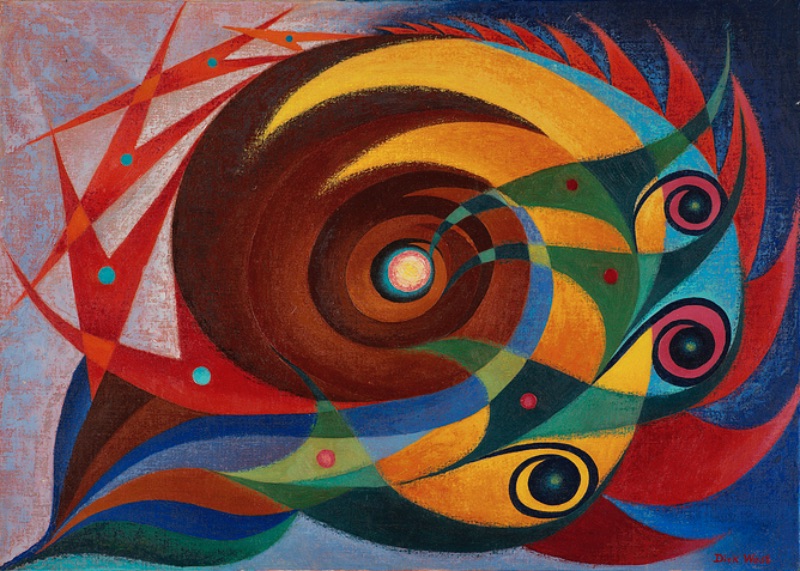 Dick West, Spatial Whorl, 1949–1950
