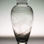 Kiki Smith, designer, Max Orlacher, engraver, Steuben Division, Corning Glass Works, manufacturer, Tattoo Vase, 2007