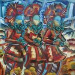 Tony Abeyta, Yei Trio in Procession, 2019