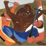 Jacob Lawrence, ... for freedom we want and will have, for we have served this cruel land long enuff ... —a Georgia slave, 1810, Panel 27, 1956