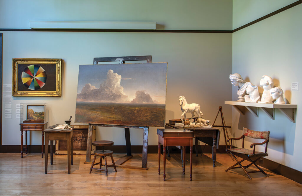 Thomas Cole’s Studio: Memory and Inspiration, installation view. 
© Peter Aaron OTTO