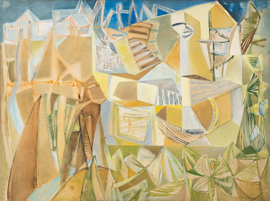 Maison dans la forêt, 1948. Oil on canvas, 39 3⁄8 x 52 3⁄4 in.
Private Collection, France. Courtesy Weinstein Gallery.